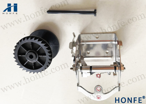 HONFE Picanol επαγγελματική υφαίνοντας μηχανή χρώματος αργαλειών ασημένια μαύρη
