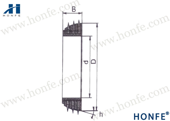 Temple Ring B84785 Textile Loom Spare Parts For Air Jet Machinery