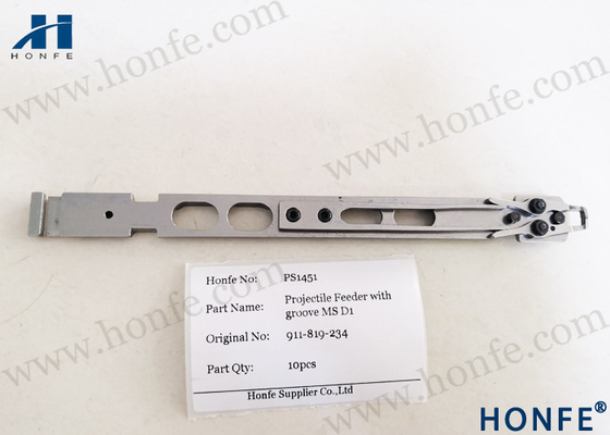 Projectile τροφοδότης με τα κράτη μέλη D1 911819234 αυλακιού για τα μηχανήματα Sulzer